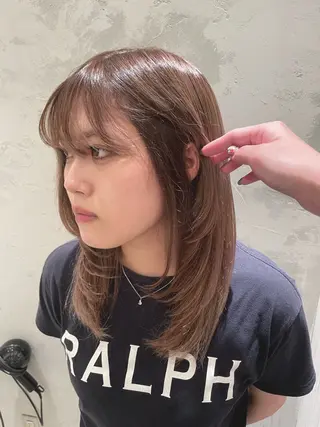 セミロング ヘアアレンジ .⋆⟡💖 Marin💖⟡⋆.のヘアスタイル