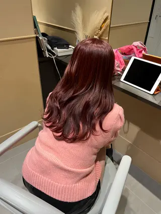 ロング カラー 🫧tomoka 透明感カラー🫧のヘアスタイル