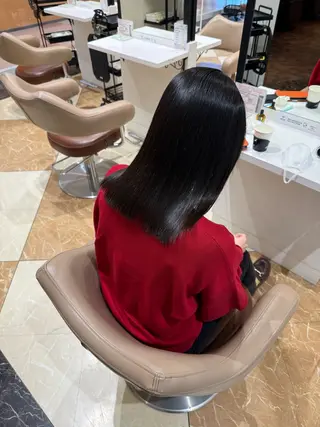 セミロング 髪質改善カラー/店長 宮内秀峰のヘアスタイル