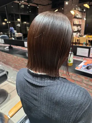 ショート miyu BOB/layerのヘアスタイル