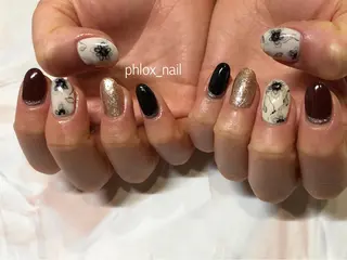 ネイル s/w ＿shokoのネイルデザイン