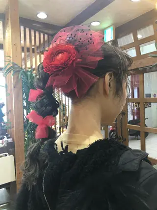 ロング ヘアアレンジ ✨🌿大人可愛い愛さ れhair🌿✨松本のヘアスタイル