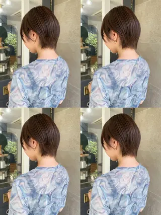 ショート 🐻艶髪ヘア/韓国風 /隈河🐻のヘアスタイル