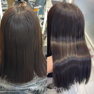 ミディアム カラー Hina🫧透明感 カラー🫧のヘアスタイル