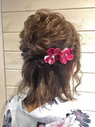 ショート ヘアアレンジ さかい なつみのヘアスタイル