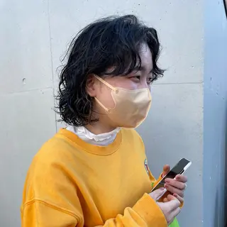 ショート 🌈圧倒的デザイン パーマ　関和希のヘアスタイル