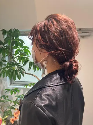 カラー ヘアアレンジ 佐伯 和佳のヘアスタイル