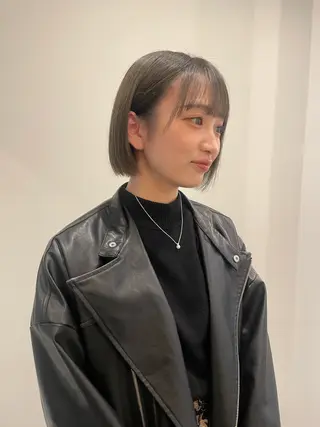 ショート カラー 渋谷 留菜のヘアスタイル