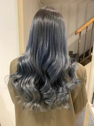 ロング カラー 🌈評価No.1🌈 艶髪カラー❌エクステのヘアスタイル