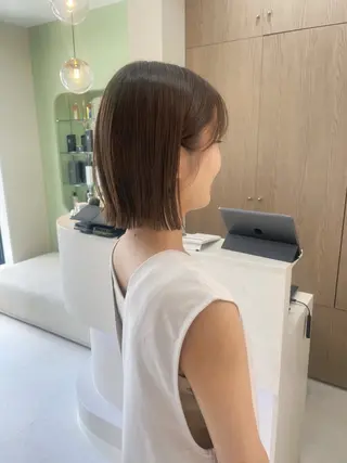 ミディアム カラー ETRE所属・🫧透明感カラー🫧 古川穂果のヘアスタイル