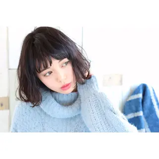 ショート ミディアム カラー パーマ ショート/レイヤー なら石井知希のヘアスタイル