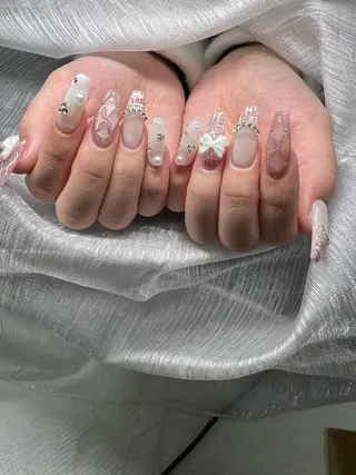 ネイル Lee Nails チップ長さだし専門店のネイルデザイン