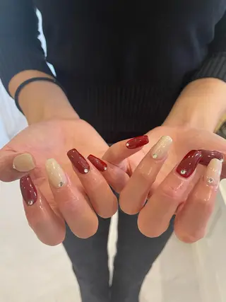 ネイル 束感まつ毛/ネイル/ LED♥KIRARAのマツエク・マツパデザイン