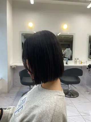 ショート カラー ヘアアレンジ flammeum所属・ハイトーン/ボブ /misakiのヘアスタイル