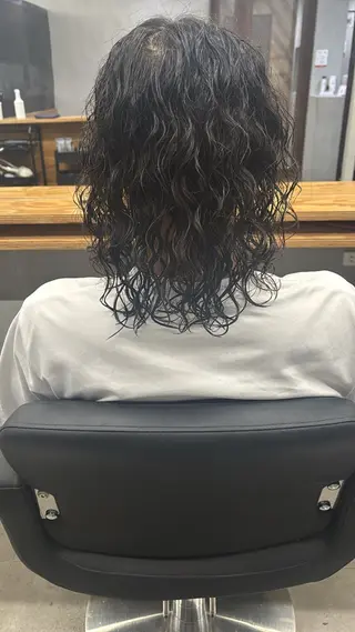 セミロング パーマ メンズ メンズ支持率NO.1 マサキのヘアスタイル
