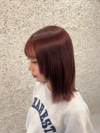 ミディアム カラー nok所属・nok kaoriのヘアスタイル