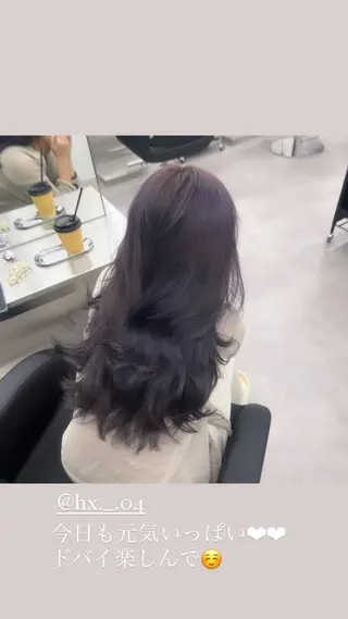 ロング カラー 艶髪／シールエクステ 🌻ノゾミ🌻のヘアスタイル