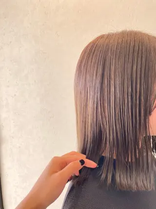 ミディアム 希優🌺ソムリエ /ブリーチ/カットのヘアスタイル