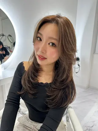 ロング 上野/海外hair/ レイヤー/Anriのヘアスタイル