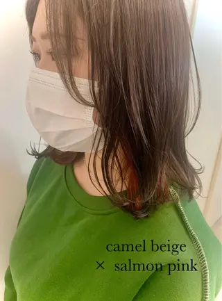 ミディアム 田中 亜沙美のヘアスタイル