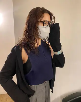 セミロング パーマ 🌿ボブ パーマ高橋啓太🌿のヘアスタイル