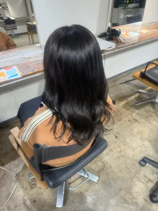 セミロング 🫧ブリーチモデル/ 透明感カラー /みきのヘアスタイル