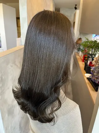 ロング カラー Salon de  COCO所属・Yuka /ツヤカラー✨のヘアスタイル