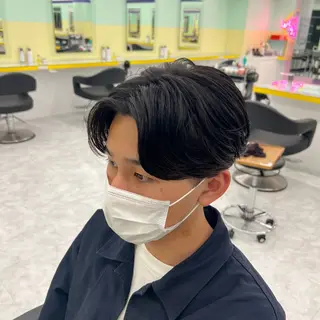 ショート カラー パーマ ヘアアレンジ メンズ キッズ 🔷横浜1のパーマ 職人🔷将太郎のヘアスタイル