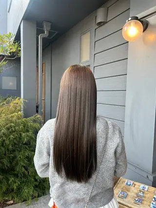 ロング カラー ラベンダーカラー/ 岡崎/みゆうのヘアスタイル