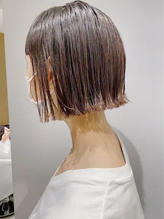 ショート カラー ノグチ ユウキ/ボブのヘアスタイル
