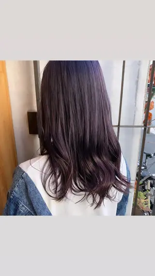 ロング 艶髪color💎髪 質改善ストレート大吉のヘアスタイル