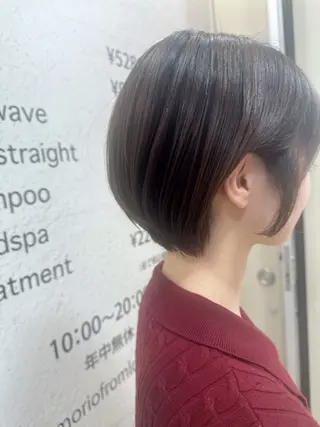 ショート モリオフロムロンドン所属・札幌カットモデル/ ショートカット/富田のヘアスタイル