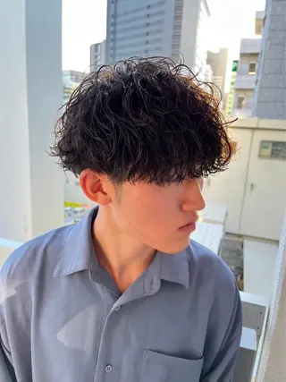 パーマ メンズ メンズパーマ／長岡 坂口祥貴のヘアスタイル