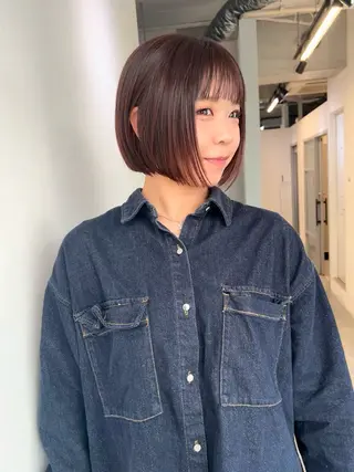 ショート カラー Living所属・ヨシモトリョウ 髪質改善/美髪のヘアスタイル