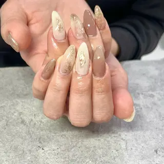 ネイル Ray. ちゅるん系ニュアンスのネイルデザイン