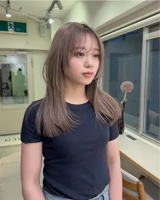 ロング カラー 透明感×レイヤーカッ ト🌼kiraraのヘアスタイル