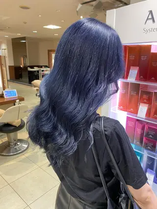 ロング カラー ブリーチ指名No.1 Daikiのヘアスタイル