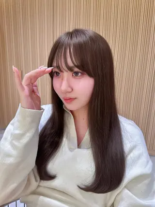 ロング カラー あい /透明感カラーのヘアスタイル