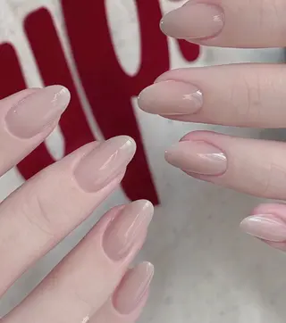 ネイル Kaka_ パラジェル、長さだしのネイルデザイン