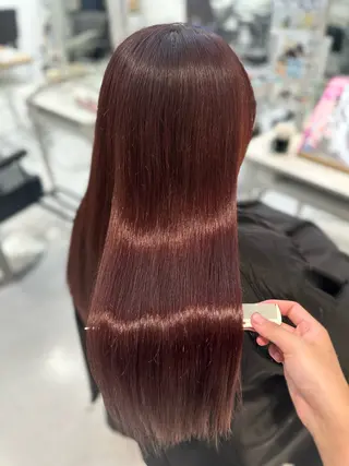 ロング 山崎結菜 🫧透明感カラーのヘアスタイル