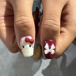 ミディアム 小川 柚香のネイルデザイン