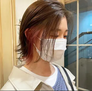 ショート カラー 渋谷 留菜のヘアスタイル