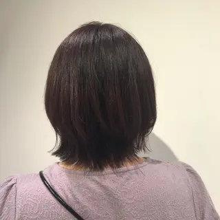 ミディアム カラー 【暖色カラー特化】 中山由梨のヘアスタイル