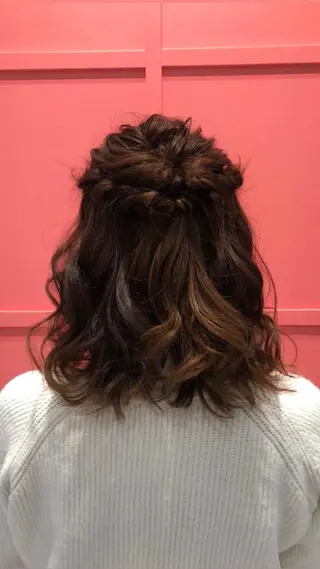 ミディアム 中原 優美のヘアスタイル