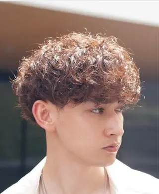 パーマ メンズ メンズ/シャドウ/ 波巻き/kyogoのヘアスタイル