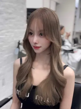 ロング カラー 高島大登/顔周り /レイヤーカットのヘアスタイル