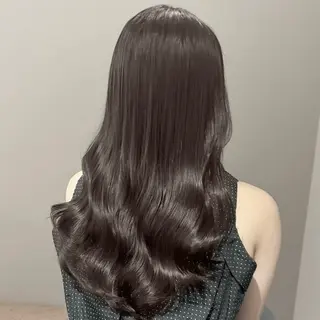 セミロング カラー グレージュ🐰透明感 カラー🫧akihoのヘアスタイル