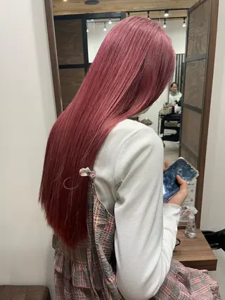 ロング カラー レイヤーカット/髪質 改善/矯正🤍吉田のヘアスタイル