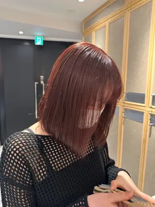 ミディアム カラー 艶髪/ロングモデル 募集🫧terukaのヘアスタイル