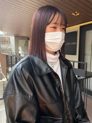 ミディアム カラー パーマ ヘアアレンジ ネイル マツエク・マツパ Miku /ブリーチ/ボブのヘアスタイル